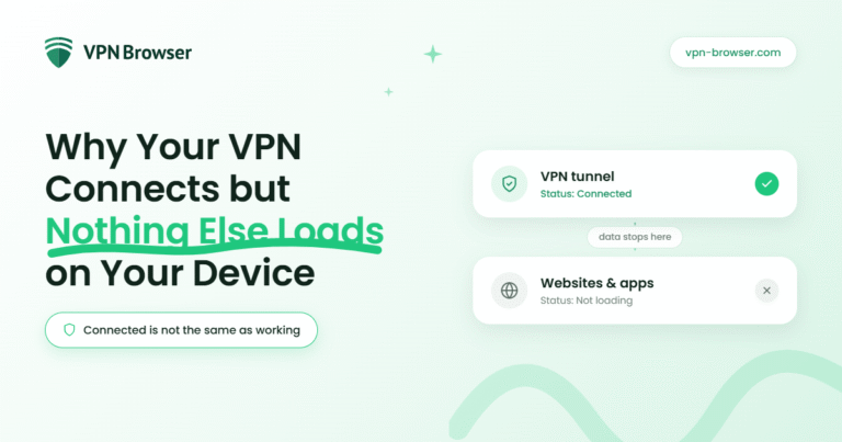Why Your VPN Connects but Nothing Else Loads on Your Device?